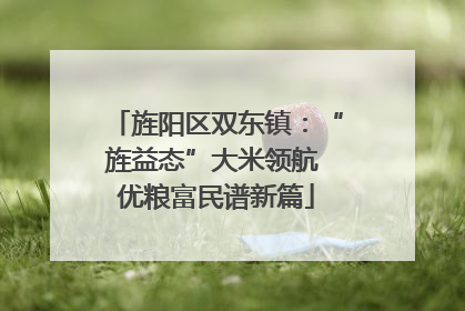 旌阳区双东镇：“旌益态”大米领航 优粮富民谱新篇